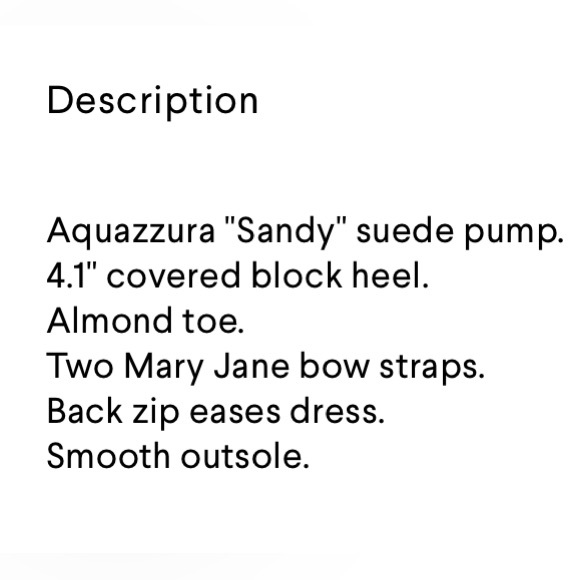 AQUAZZURA Sandy Suede Block-Heel Bow Pump, 41 - Picture 12 of 12